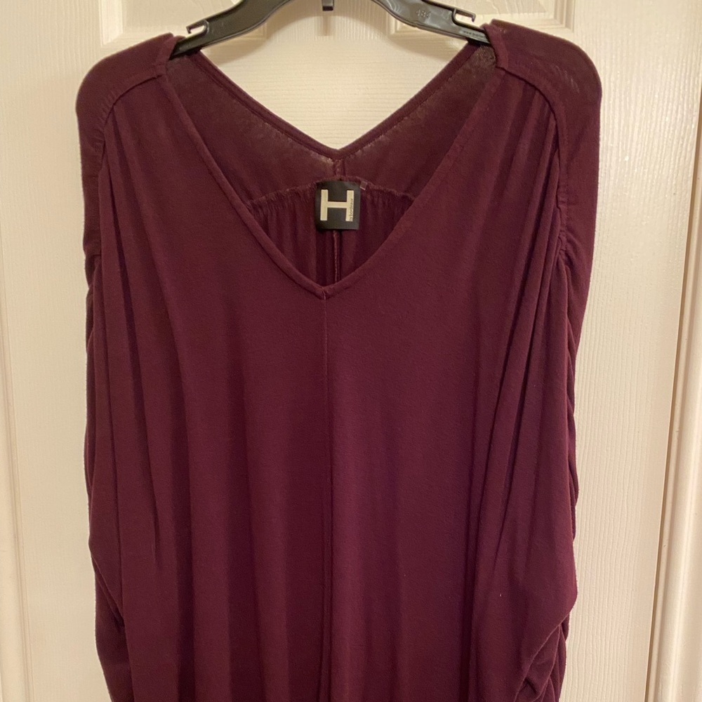 Burgundy shirt